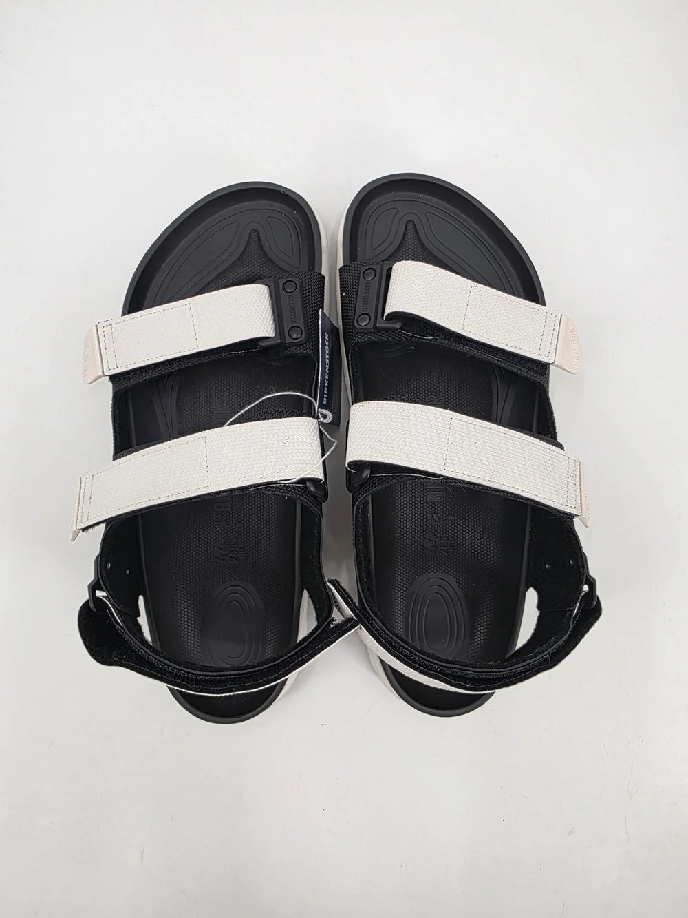 Birkenstock Men's Tatacoa White/Black Sandals Size 11 New No Box